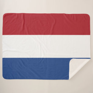 Niederländische Flagge Sherpadecke