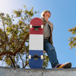 niederländische Flagge Skateboard