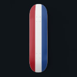 Niederländische Flagge Skateboard<br><div class="desc">Dieses Design zeichnet sich durch die Nationalflagge der Niederlande (informell als Holland bekannt) aus, ein Land, das hauptsächlich in der Western Europa und teilweise in der Karibik liegt und das größte konstituierende Land des Königreichs der Niederlande bildet. In Europa besteht es aus 12 Provinzen, die Deutschland im Osten, Belgien im...</div>