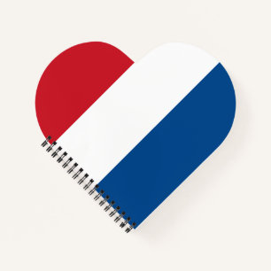 Niederländische Flagge Souvenir Modern Notizbuch