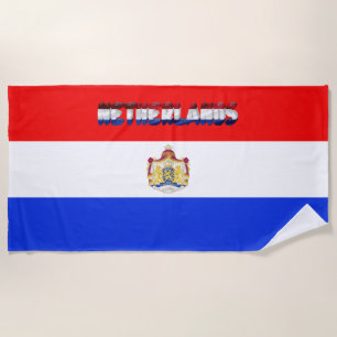 Niederländische Flagge Strandtuch