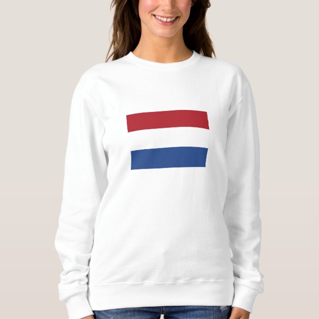 Niederländische Flagge Sweatshirt (Vorderseite)