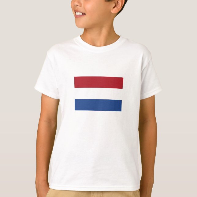 Niederländische Flagge T-Shirt (Vorderseite)