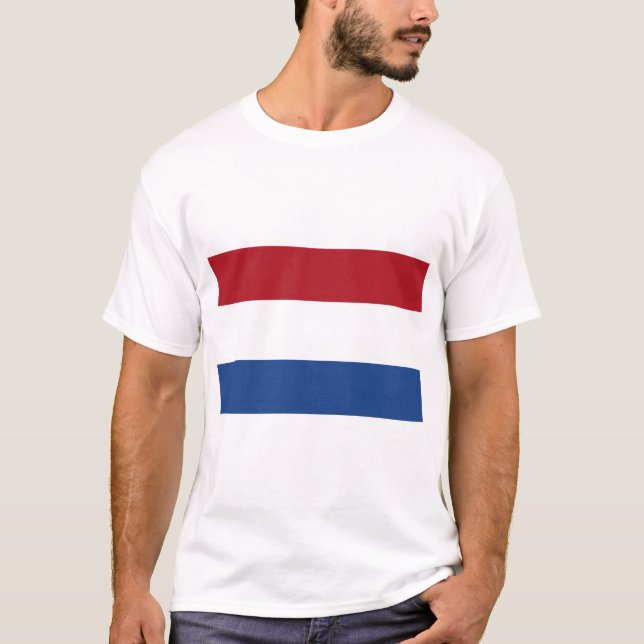 Niederländische Flagge T-Shirt (Vorderseite)