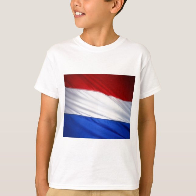 Niederländische Flagge T-Shirt (Vorderseite)