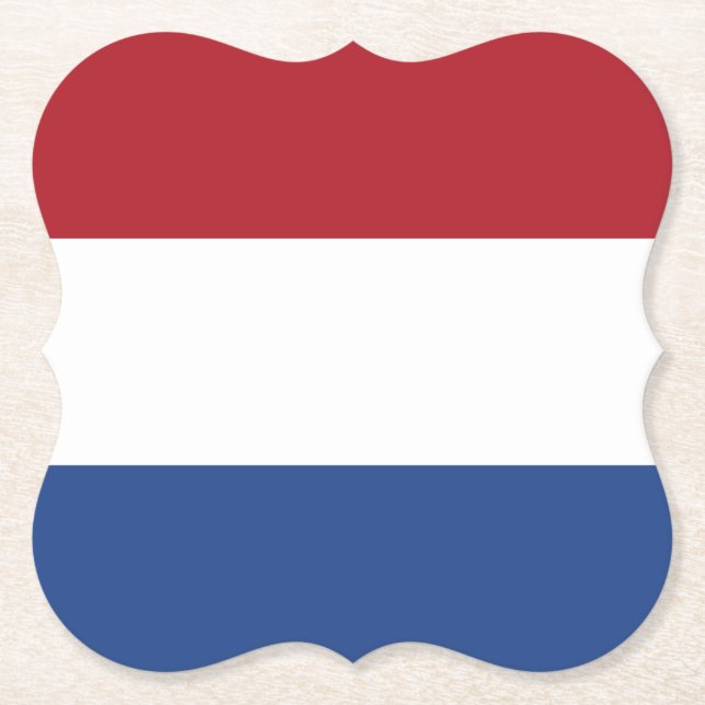 Niederländische Flagge Untersetzer (Vorderseite)
