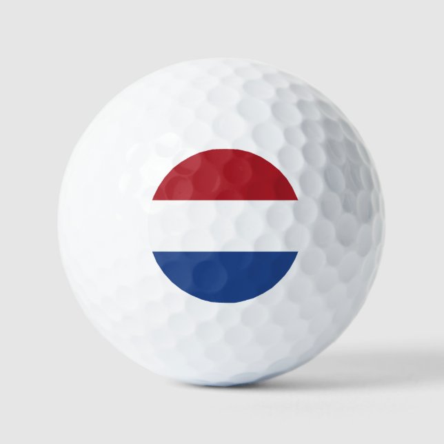 Niederländische Flagge va gbcnt Golfball (Vorderseite)