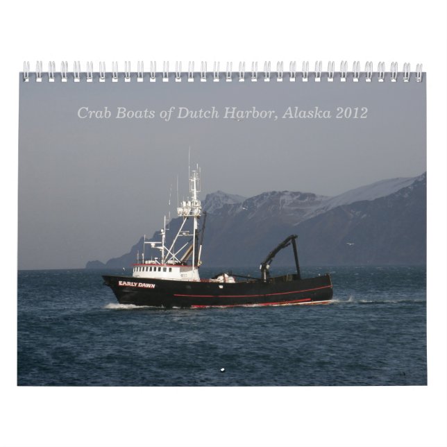 Niederländische Hafen-Krabben-Boote 2012 Kalender (Titelbild)