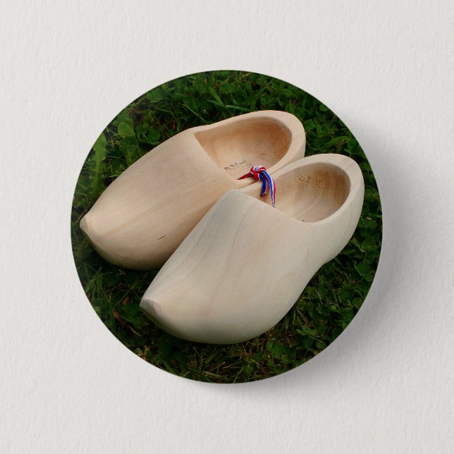 Niederländische hölzerne Klötze Button (Vorderseite)