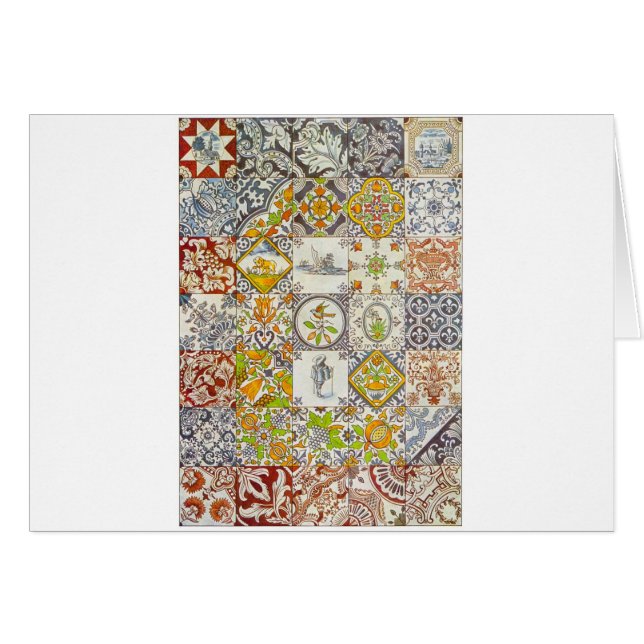 Niederländische Keramik-Fliesen (Vorderseite (Horizontal))