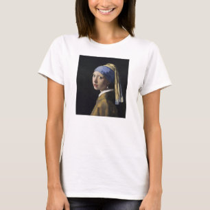 Niederländische Künstler Vermeer Malerei-Kunst d T-Shirt