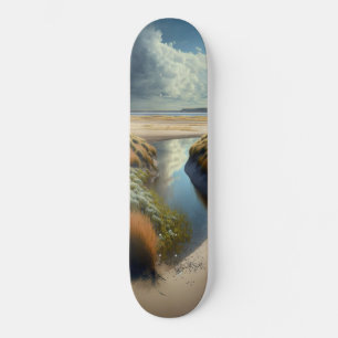 Niederländische Küstendünen Skateboard