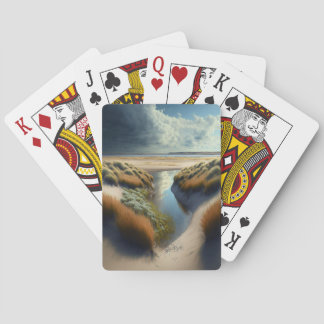 Niederländische Küstendünen Spielkarten
