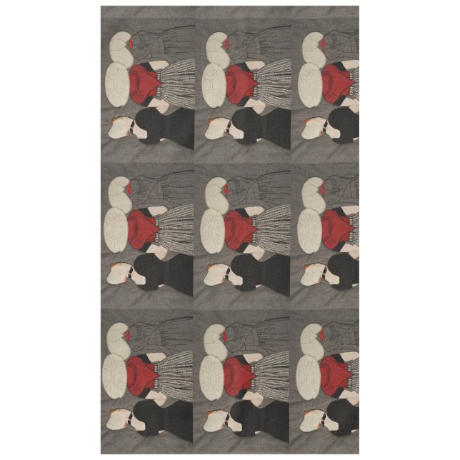 Niederländische Ladys in traditioneller Kleidung - Tischdecke (Vorderseite)