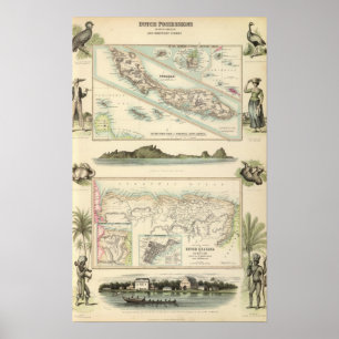 Niederländische Possessions Poster