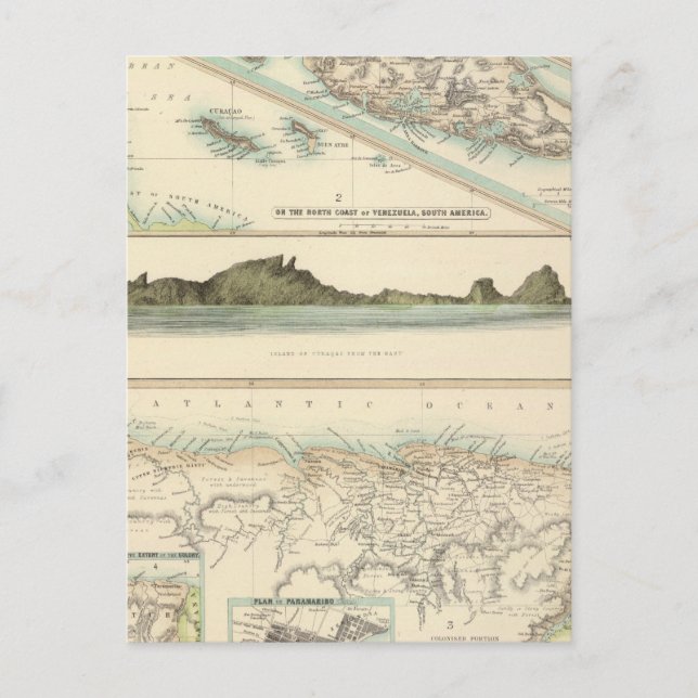 Niederländische Possessions Postkarte (Vorderseite)