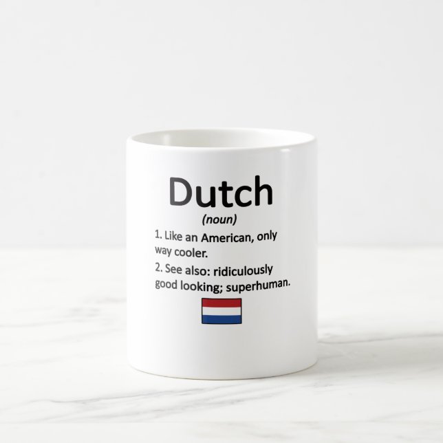 Niederländische Roots Niederländische Flagge Niede Kaffeetasse (Mittel)