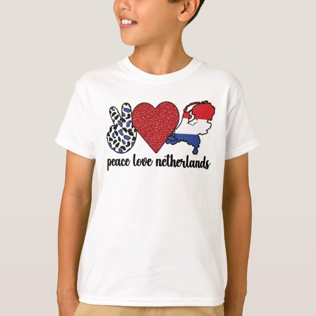 Niederländische Roots Niederländische Flagge Niede T-Shirt