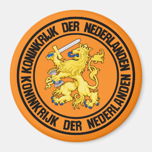Niederländische RundEmblem Magnet