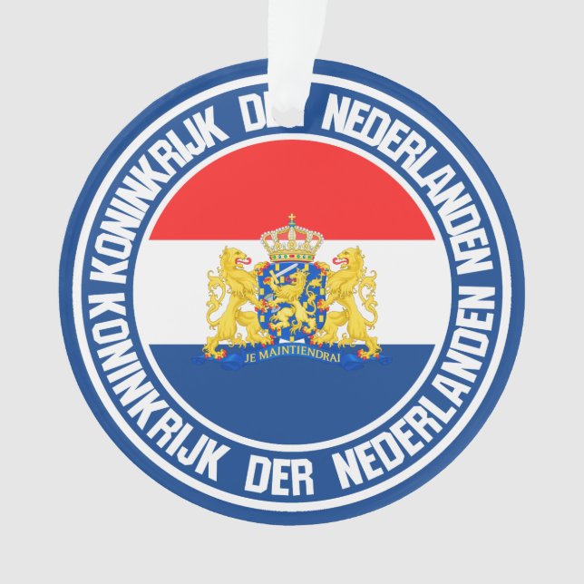 Niederländische RundEmblem Ornament (Vorderseite)