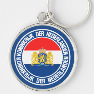 Niederländische RundEmblem Schlüsselanhänger