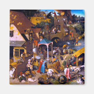niederländische Sprichwörter, Pieter Bruegel der Ä Magnet