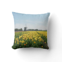 Niederländische Tulpen und Windmühle Holland