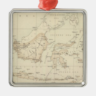 Niederländische Versammlungen auf dem indischen Ar Silbernes Ornament