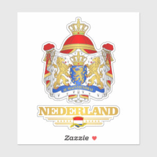Niederländische Wappen Aufkleber