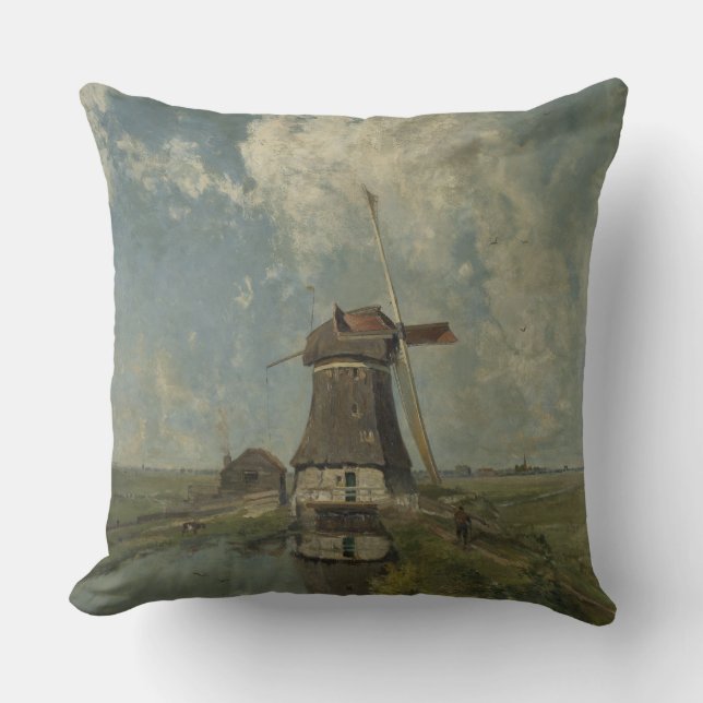 Niederländische Windmühle auf dem Polegeweg Paul G Kissen (Vorderseite)
