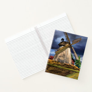 Niederländische Windmühle Notizbuch