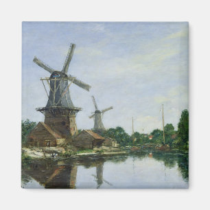 Niederländische Windmühlen, 1884 Magnet