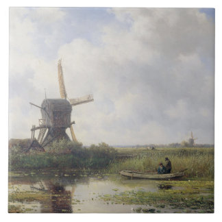 Niederländische Windmühlen am Gein-Fluss, Willem R Fliese