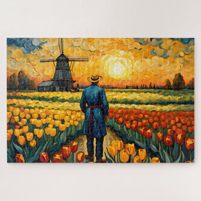 niederländischer Bauer Puzzle (Horizontal)