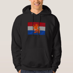 Niederländischer Flagge Holländer-Löwe Hoodie