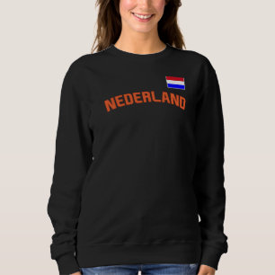 Niederländischer Flaggenstaat Sweatshirt
