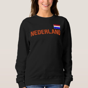 Niederländischer Flaggenstaat Sweatshirt