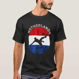 Niederländischer Flaggenstaat Vintag Niederlande T-Shirt