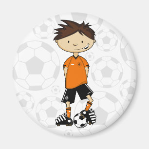 Niederländischer Fußball-Jungen-Magnet Magnet