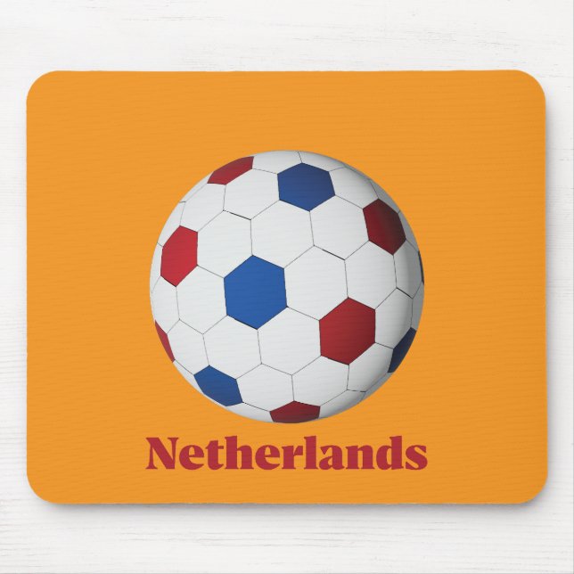 Niederländischer Fußball Mousepad (Vorne)