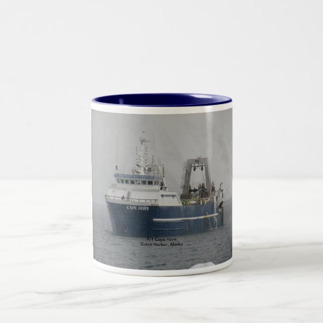 Niederländischer Hafen, Alaska:  F/T Kap Hoorn, Zweifarbige Tasse (Mittel)