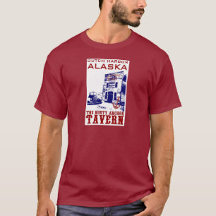Niederländischer Hafen-rostige Anker-Taverne T-Shirt