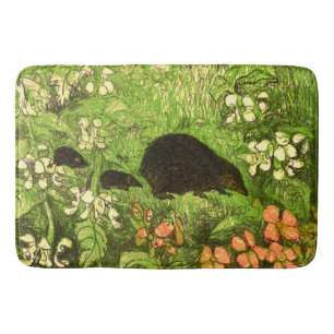 Niederländischer Jugendstil-Igel und Babys Badematte