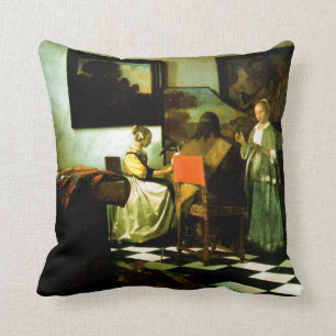 Niederländischer Künstler Vermeer, der das Konzert Kissen