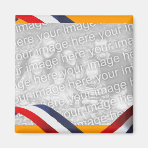 Niederländischer roter weißer blauer orange magnet