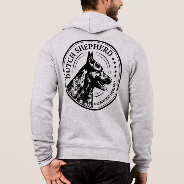 Niederländischer Schäfer - Dutchie Hoodie (Rückseite)
