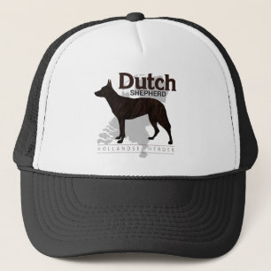Niederländischer Schäfer-Hund Truckerkappe