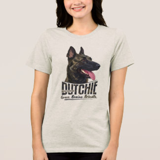 Niederländischer Schäferhund -Hollandse Herdershon Tri-Blend Shirt