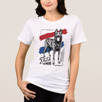 Niederländischer Schäferhund -Hollandse Herdershon Tri-Blend Shirt