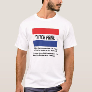 Niederländischer Stolz (doppelseitig) T-Shirt